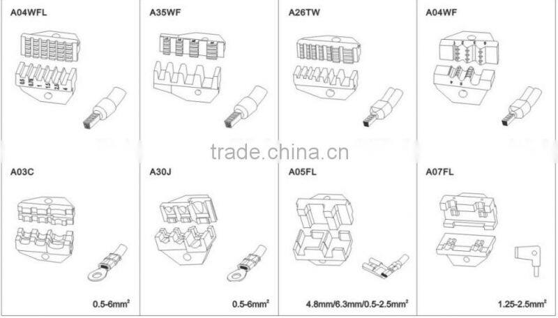 LSD High Quality Multi-functional Pneumatic Air Powered Wire Terminal Crimping machine Am-10 crimping tools