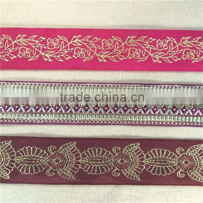 2016 Factory Wholesale Jacquard Ethnic Ribbon Trim