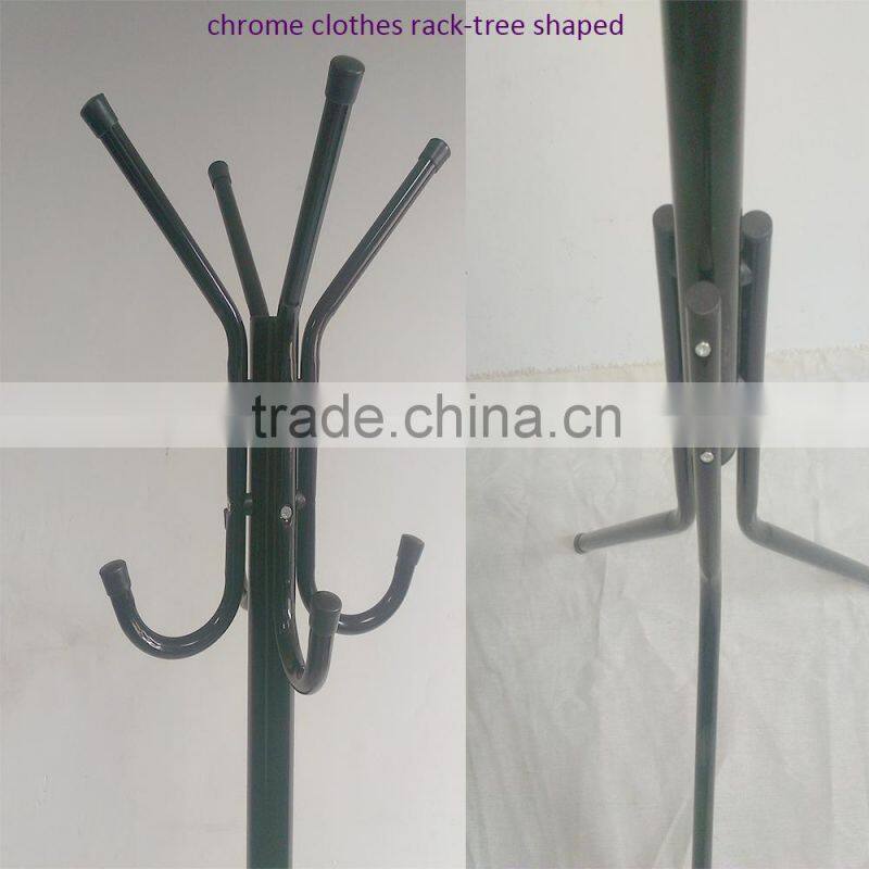 Modern metal 8 branches cloth hanger rack standing coat rack