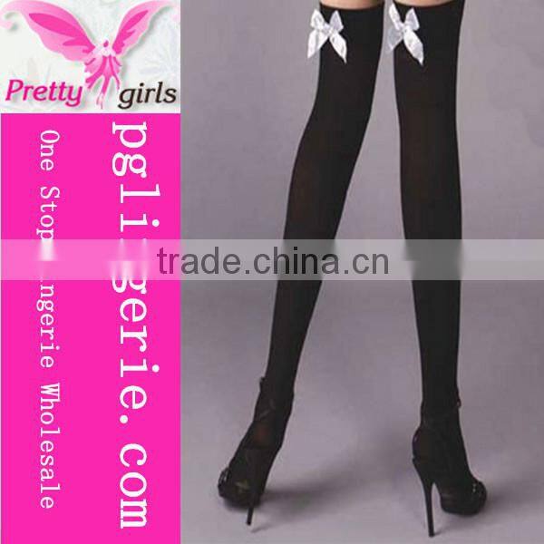 Top long socks wholesale women,pantyhose,thigh high stocking black M1542