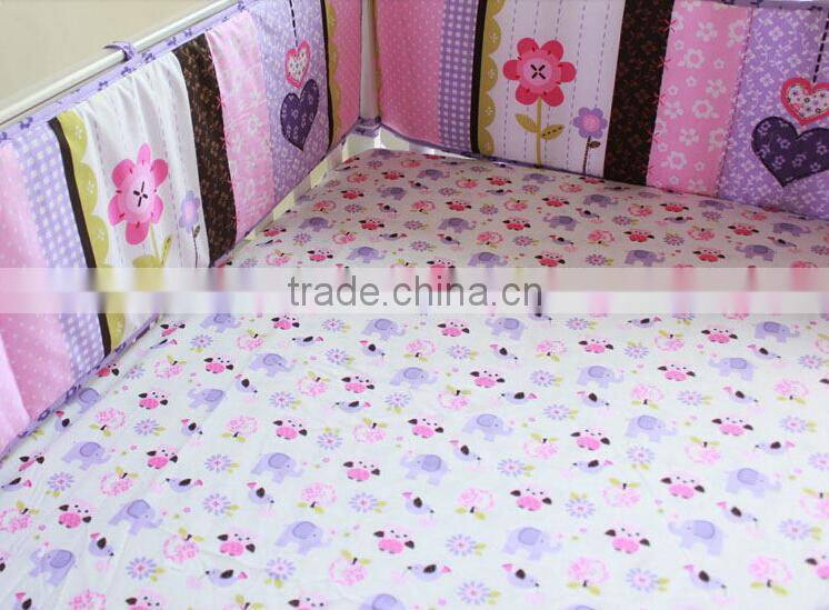 100% Cotton Printed Baby Fitted Sheet bed sheet