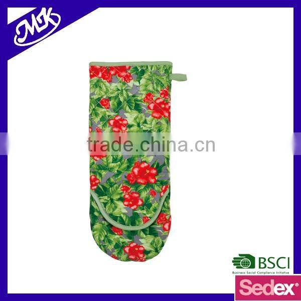 cotton printing cute custom printed oven mitts