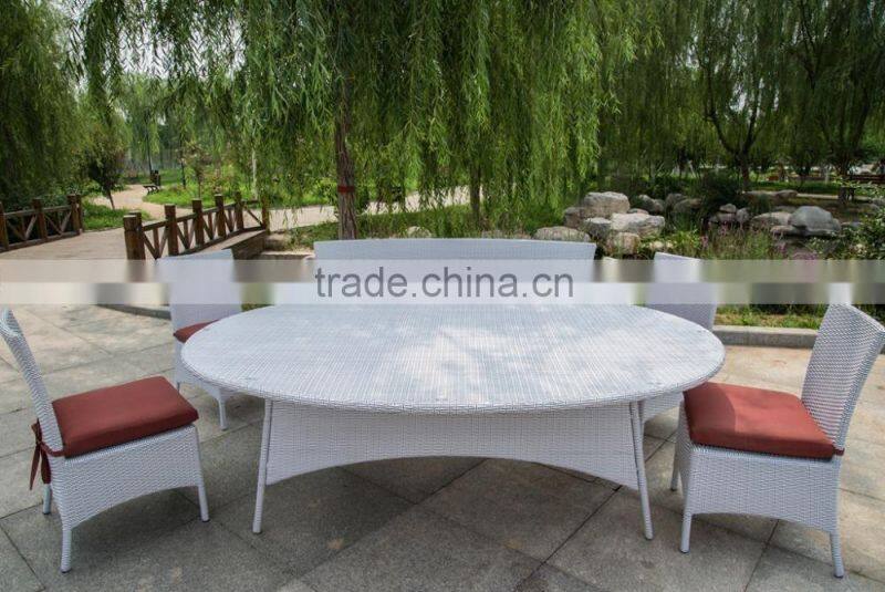 Outdoor furniture hot sale for restaurant rattan dining set