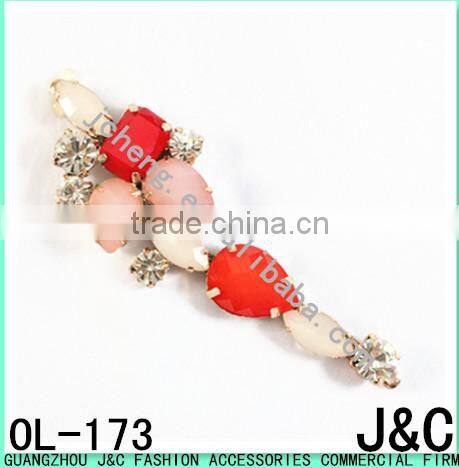 2016 glass stone shoe ornament/ shoe accessory/ shoe trim