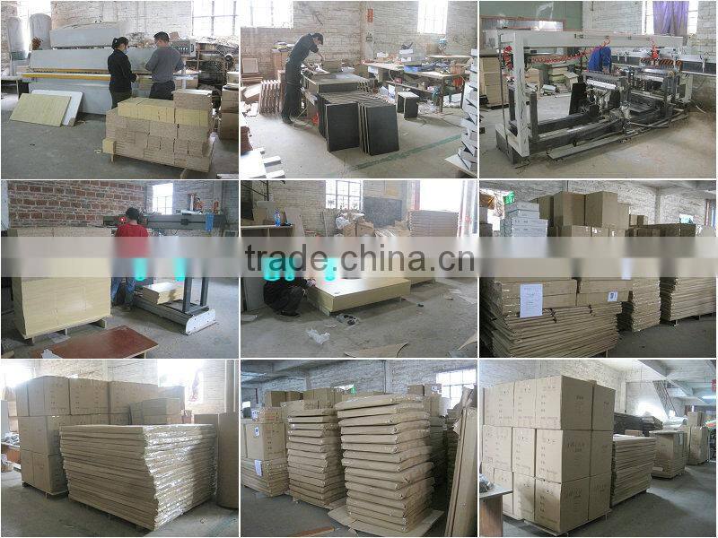 round coffee table in melamine material with chair for dinning D-403