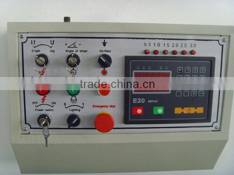 hydraulic guillotine cutting machine