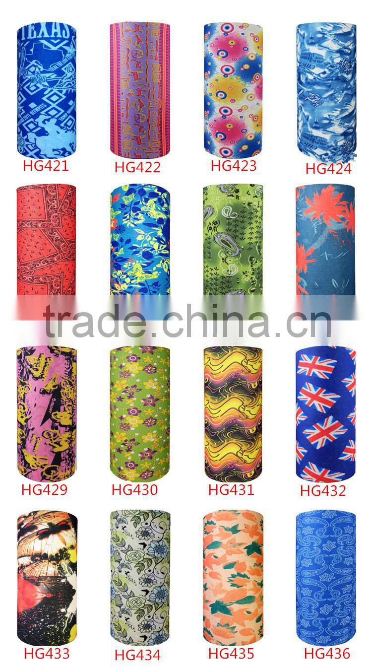 multifunctional seamless tube bandana stretchy headbands