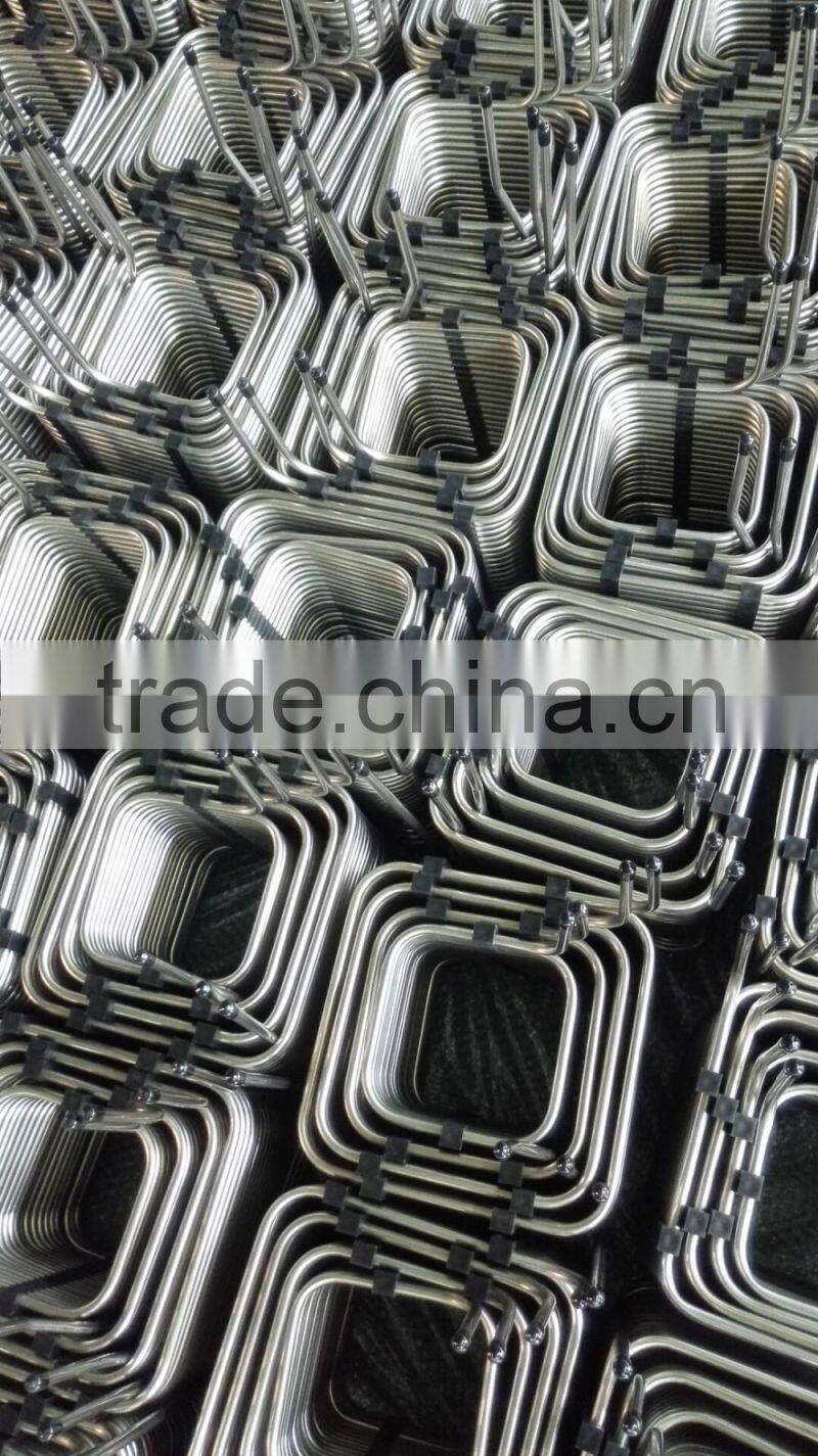 304 stainless steel pipe SS 4-Lauers Sqiare-Shaped Cooling Tubing Coil
