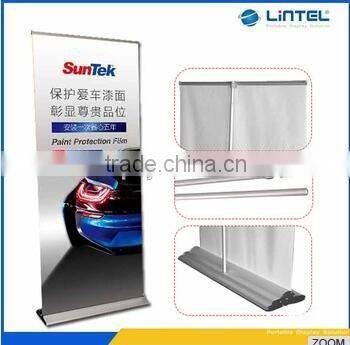 the High-end telescopic roll up banner stand display