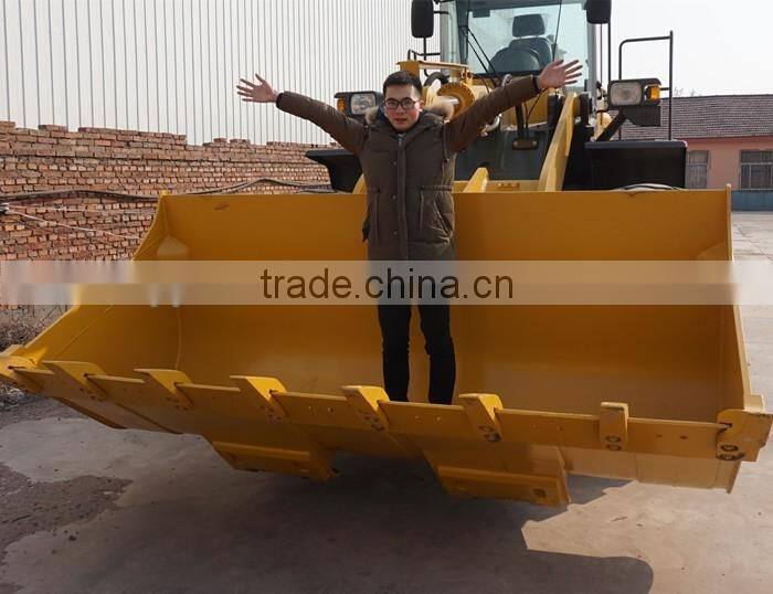 Wheel Loader Bucket For 988H Wheel Loader , Log Grapple/Grass Grapple/Snow Plow/Pallet Fork For 988H Wheel Loader