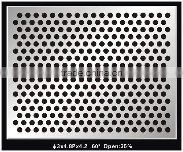 Stainless Steel Punching stainless steel perforated sheet food grade