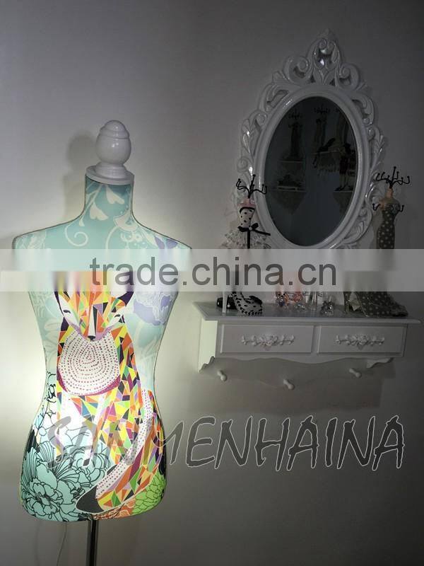 fox printing elastic fabric Female Mannequin