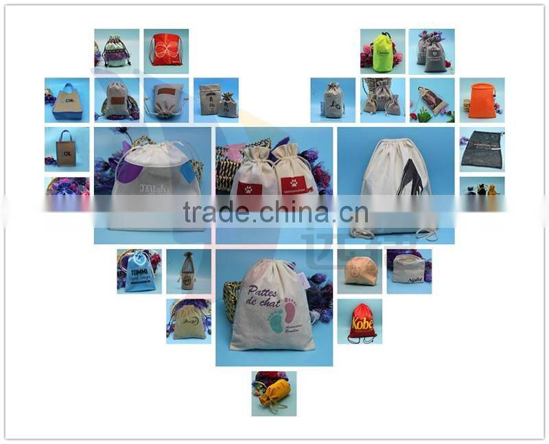 Custom satin logo printing silk jewelry bag silk drawstring bag for hair packing