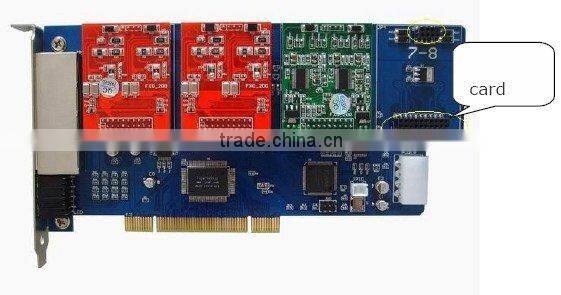 Asterisk Card/Sound Card (FXS/FXO analog Asterisk PCI card)