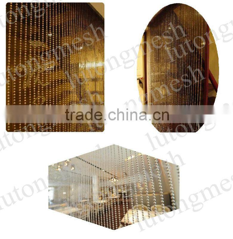 metal room divider beads