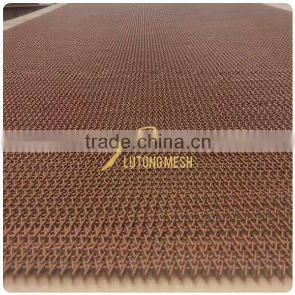 Architectural decorative metal spiral mesh