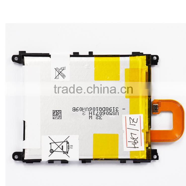 High quality Cellphone batteria 3.7v li-ion lithium polymer battery for sony z1 L39H