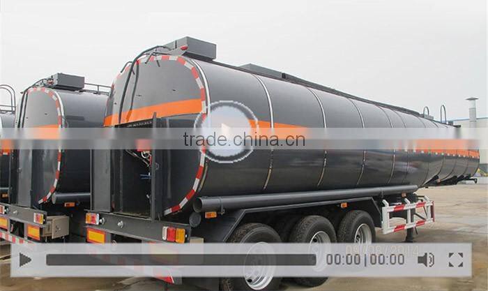 TITAN 3 axles Heated asphalt bitumen transportation Insulated tankers