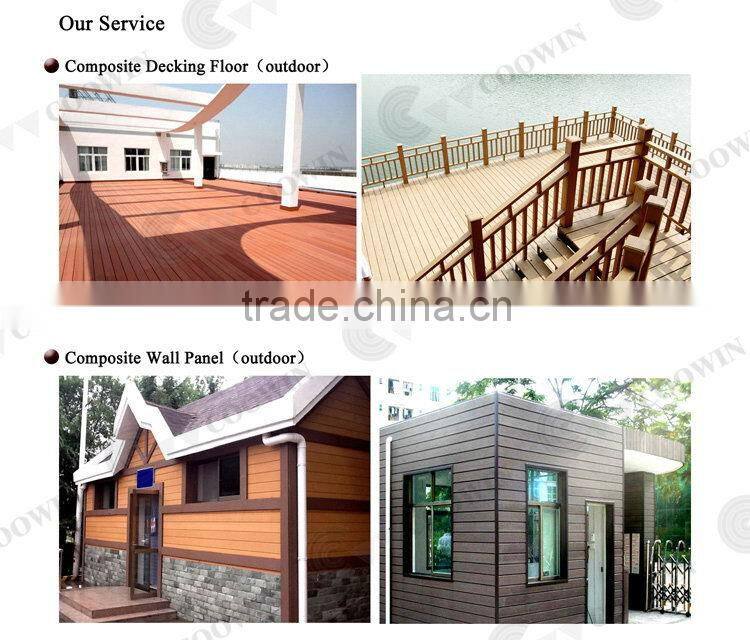 New style exported wpc solid boat decking material