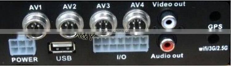 4CH Full D1 Bus Mobile Dvr Mdvr with 2TB HDD &32GB Sd Card 3G WIFI,car cameras image switch control box XY-9639