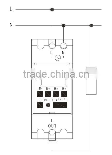 Weekly Digital Programmable Time Switch AHC15T