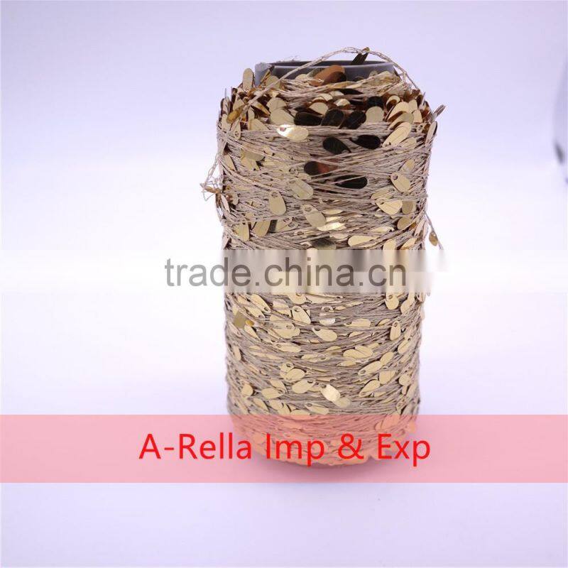 Fancy yarn in 100% polyester yarn