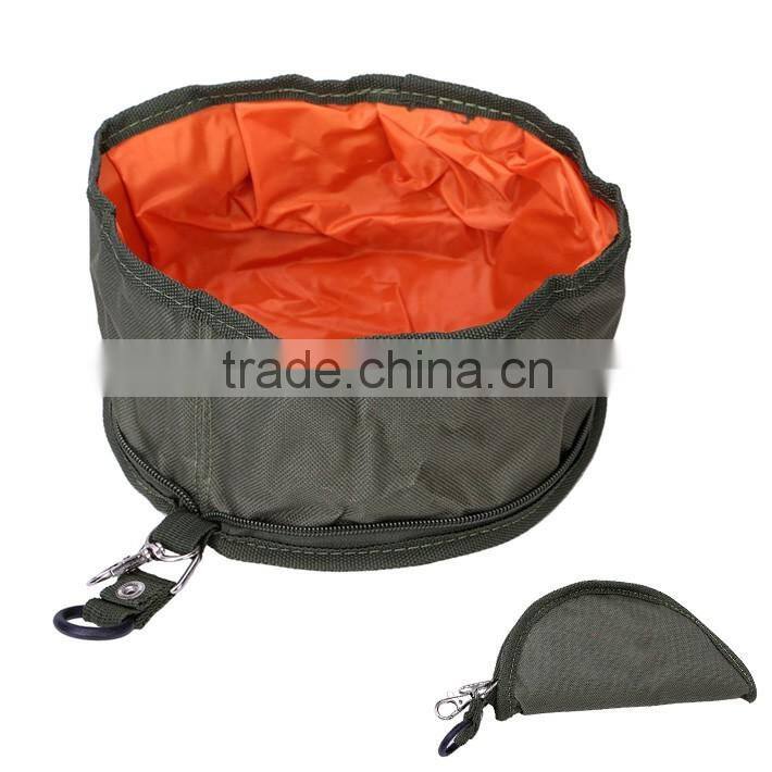 Outdoor Travel Portable PET Folding Feeding Bowl