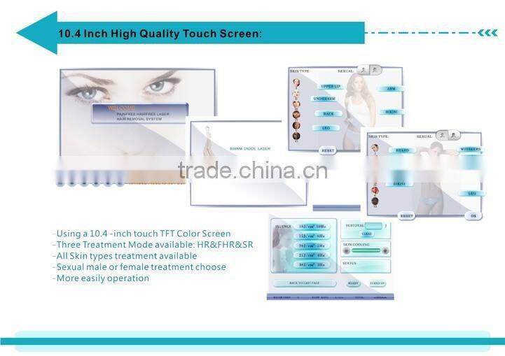 China factory 808nm diode laser permanent hair removal skin care machine for sale---DIDO-IV