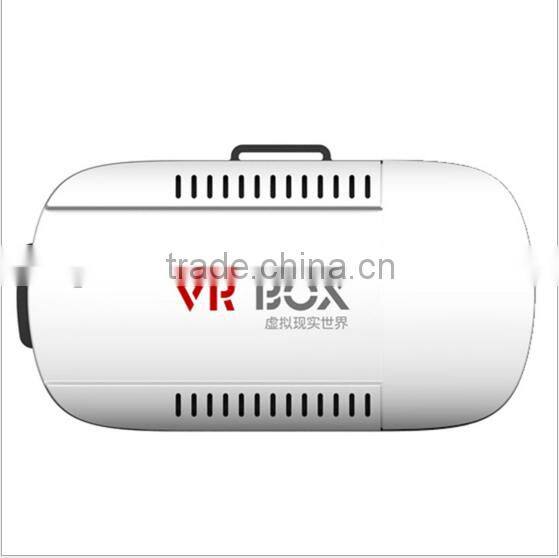 New arrival light blue 3d glasses virtual reality google cardboard vr box