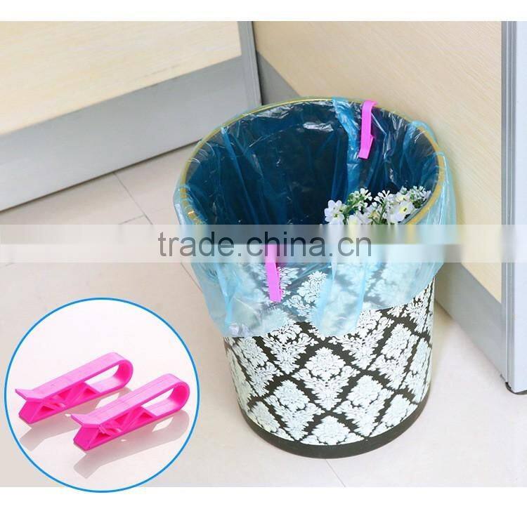 Creative trash can clip bag clamp antiskid plastic garbage clip