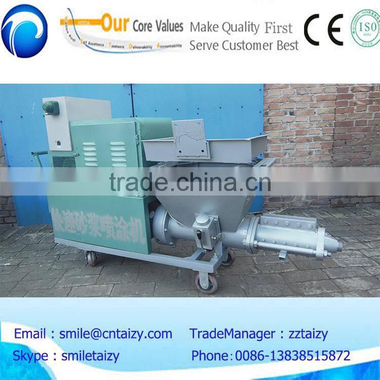 cement sand plaster machine/automatic wall plastering machine