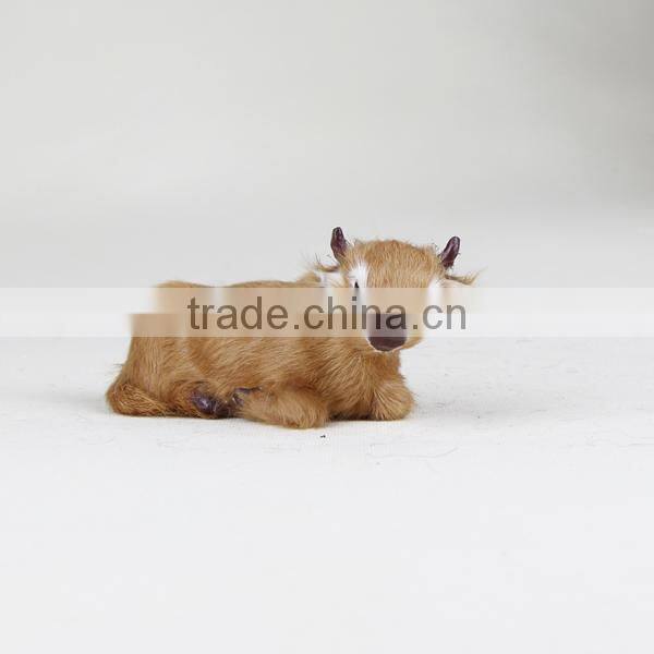 new designed artificial cartoon cow with horn
