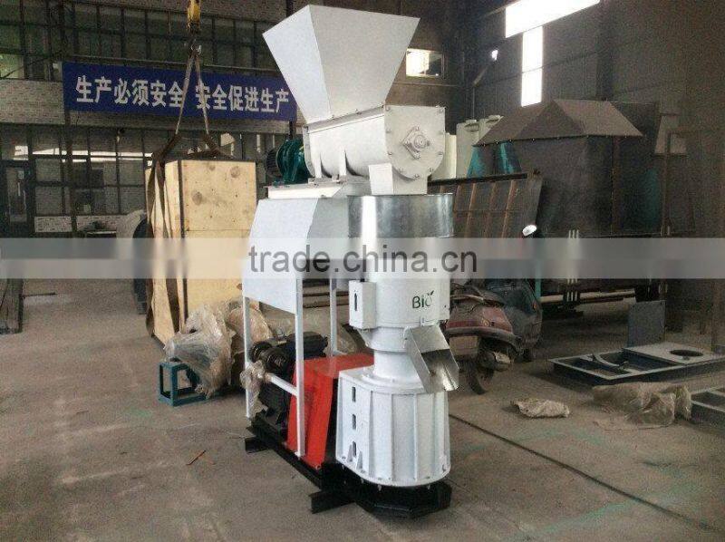 wood sawdust pellet machine,SKJ300 pellet mill for wood powder