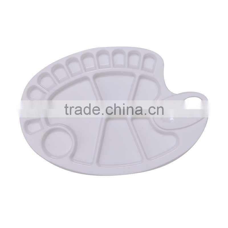 Oval plastic art palette / artist palette /plastic paint palette Factory