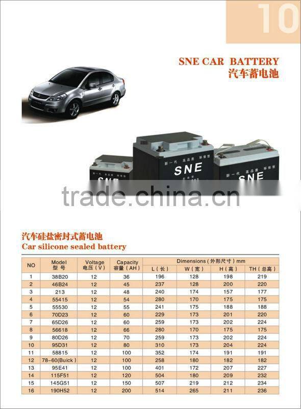 Novetly Car silicone sealed battery