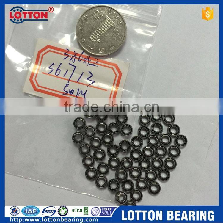 Wholesale LOTTON Chrome Steel Mini Bearing 617/3