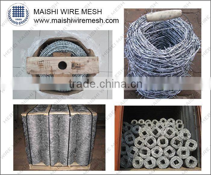 SINGLE AND DOUBLE STRAND BARBED WIRE