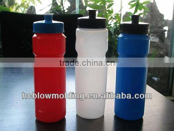 OEM Blow Molding plastic water bottle 750ml , PE sports kettle for kids Hui zhou factory