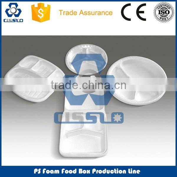 Disposable lunch box making line