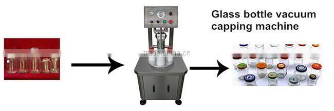 High speed glass jar/tin can vacuum sealer capping machine for sale