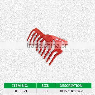 4 prongs spring garden digging fork with fiberglass handle