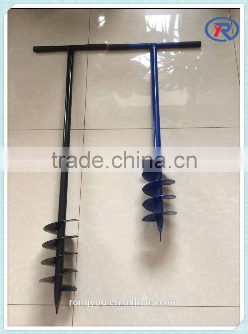 Post Hole Fence Manual Hand Drill Digger Earth Auger