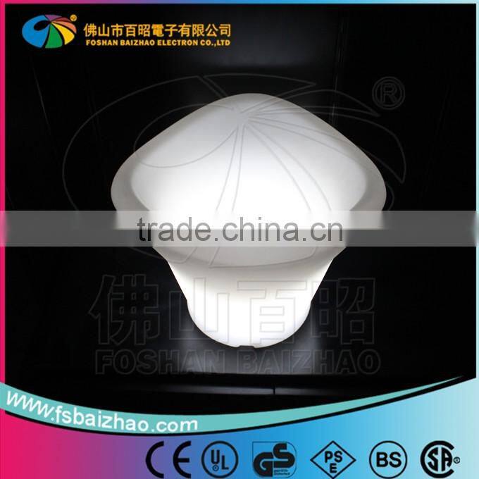 CE&ROHS PE plastic color changing led light ice bucket