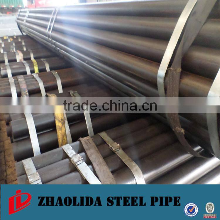 ERW welded carbon steel round pipe/tubes with Oil surface