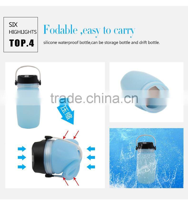 Silicon USB Port Powered Collapsible Waterproof phone charger