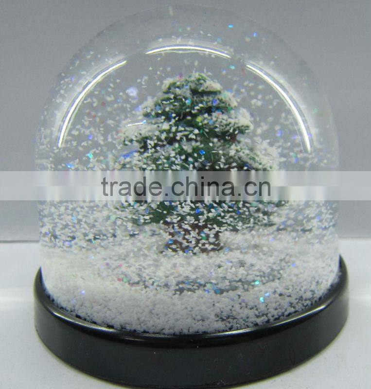 2016 walmart large christmas santa plastic snow globe
