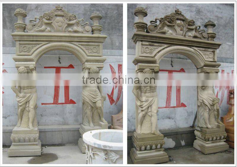 Western Style Stone Arch Door Surround