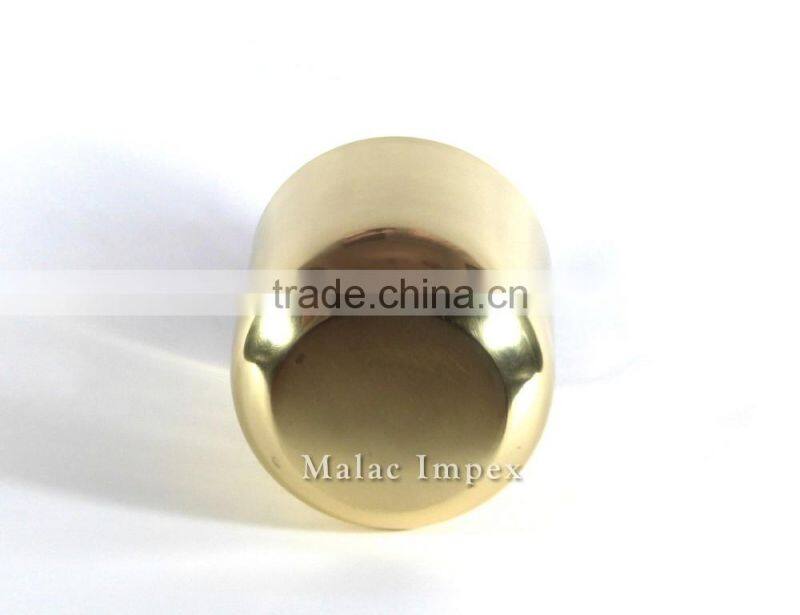 India factory price private label brass candle jar