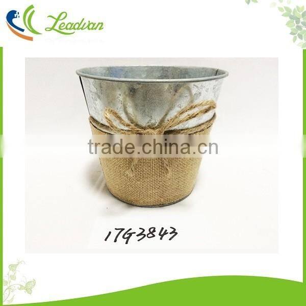 Hot sale high quality custom made galvanized metal bucket