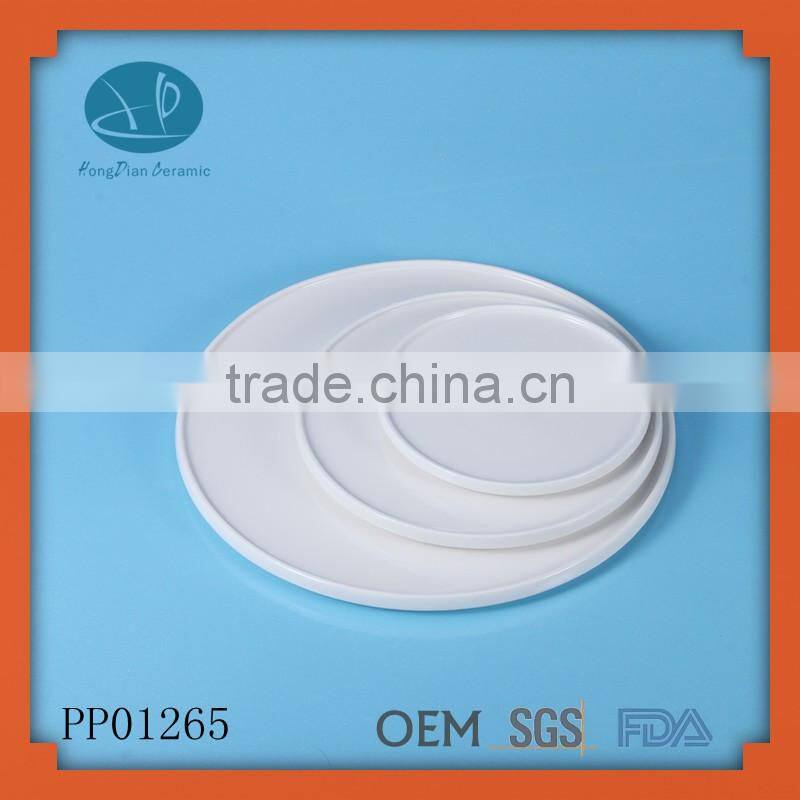Chaozhou factory porcelain raw material decorative plate china plate